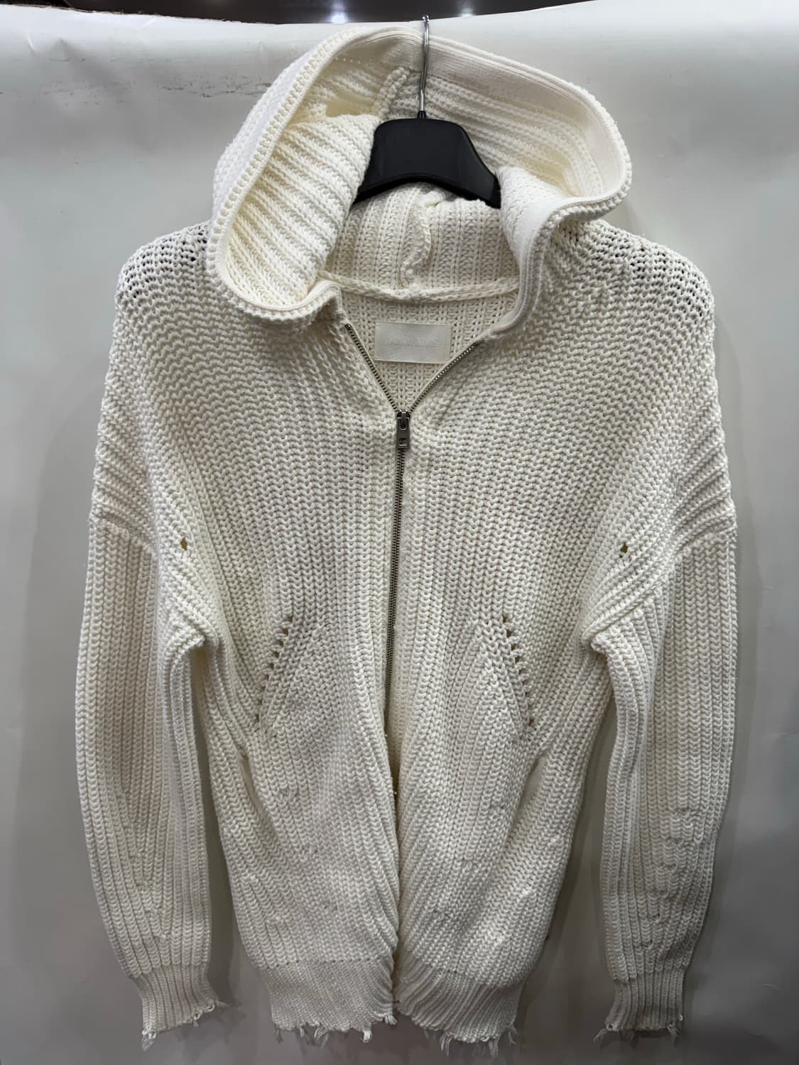 자딕앤볼테르 화이트 후드 니트 가디건 상품이미지2