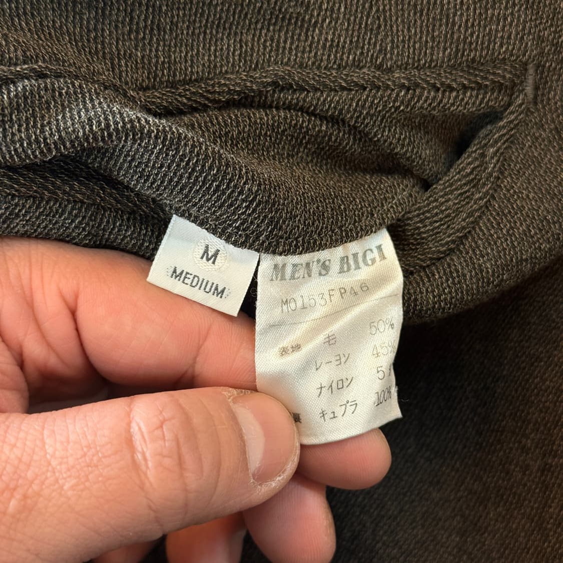 맨즈 비기 BY 타케오키쿠치 이탈리아원단 드레이프 팬츠 28 29 상품이미지7