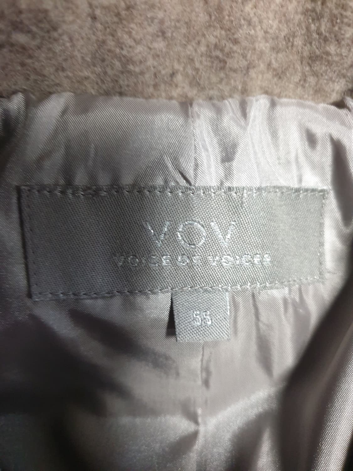 VOV 보브 우먼스 더블 브레스티드 울 카멜코트 샌드베이지 (55) 상품이미지4