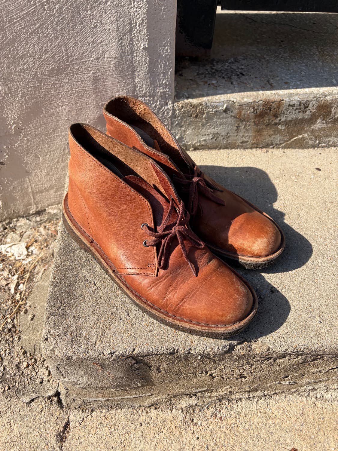 Clarks Originals 데저트부츠 브라운 레더 US6 상품이미지2