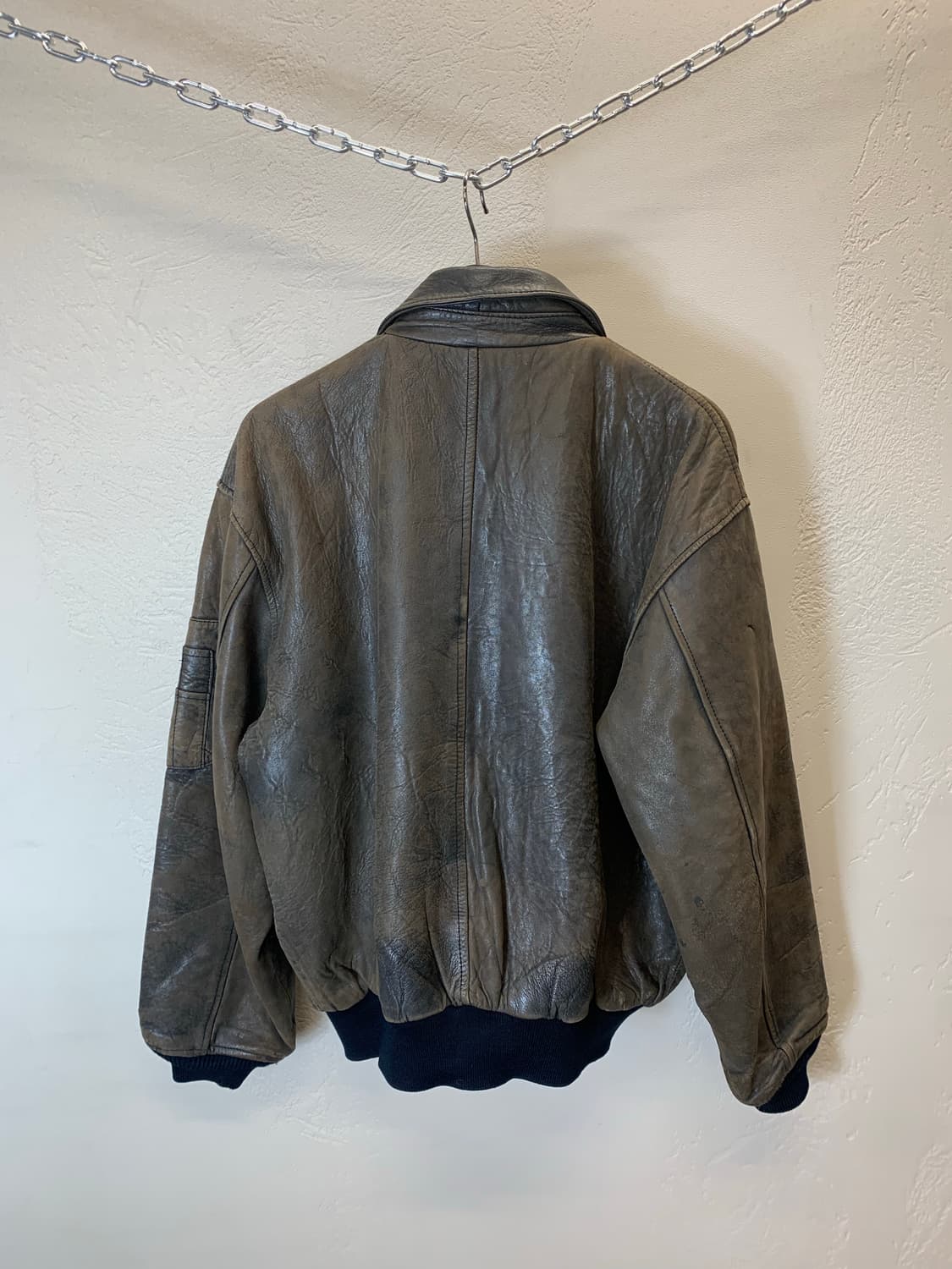 아비렉스 봄버 가죽자켓 상품이미지3