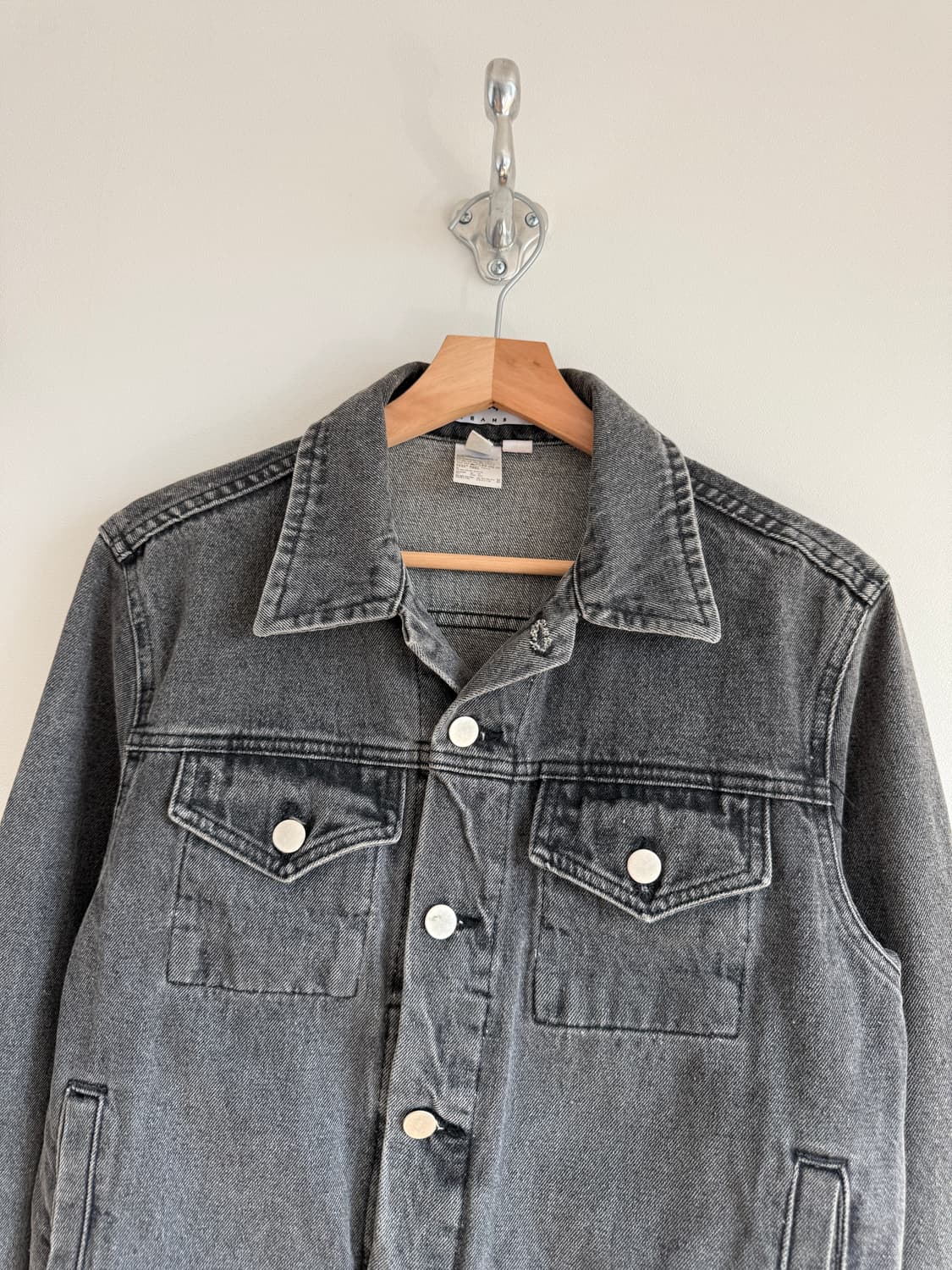 아메리칸어패럴(American Apparel) 흑청 데님자켓(U.S.A) 상품이미지2