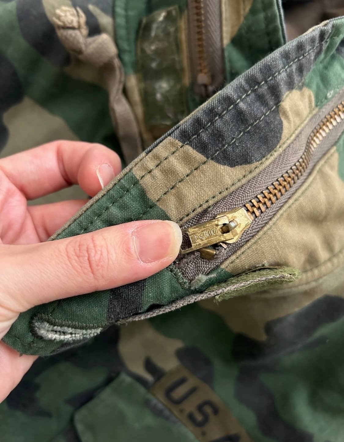 80's U.S Army Woodland Camo M-65 Field 상품이미지4