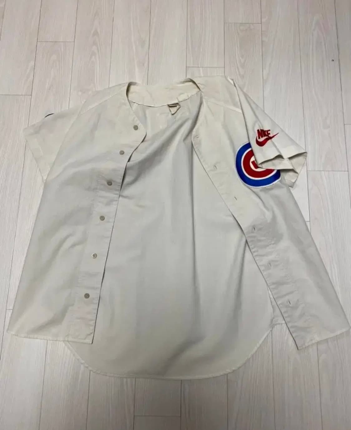 (L) 나이키 80s~90s 빈티지 시카고 컵스 베이스볼 져지 상품이미지3