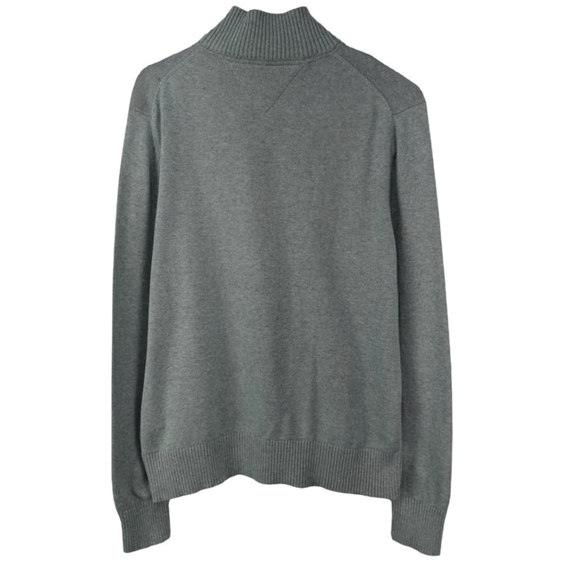 [타미힐피거] 로고 자수 하프집업 반집업 니트 그레이 M19596 상품이미지3