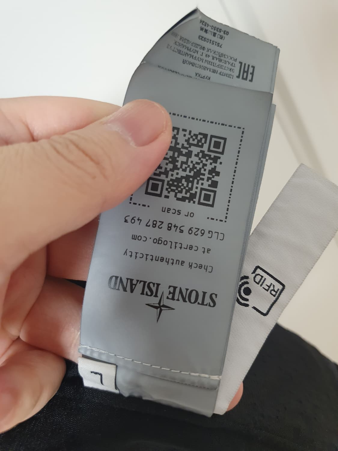 스톤아일랜드 21FW 크링클랩스 경량 패딩(블랙,L) 상품이미지5