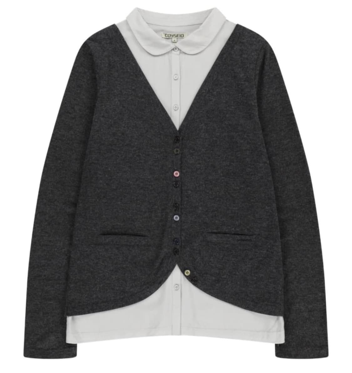 (구해요) 코이세이오 셔츠 가디건 그레이 2 사이즈 상품이미지1