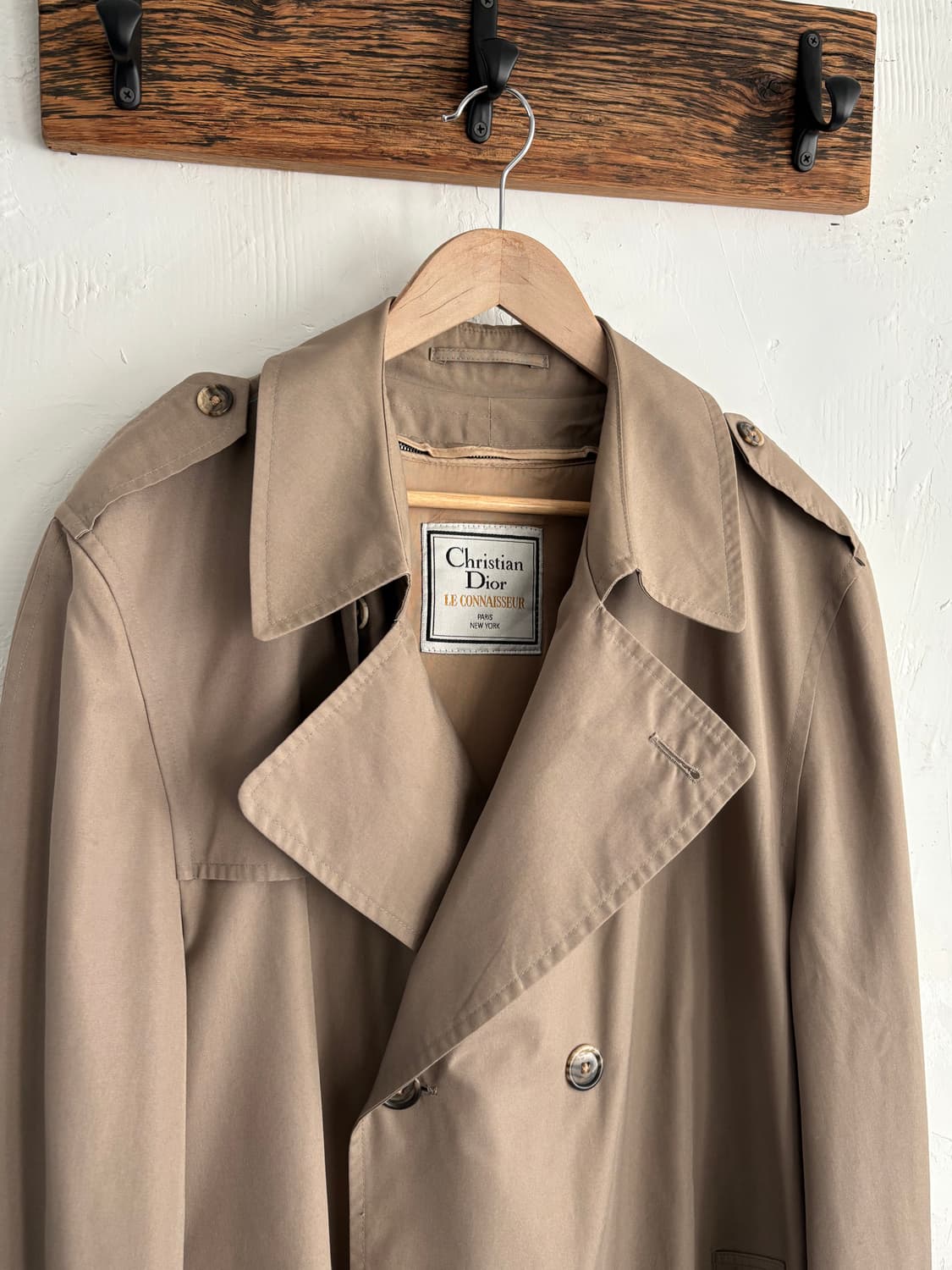 Christian Dior 크리스찬 디올 더블 트렌치 베이지 컬러 코트  상품이미지3