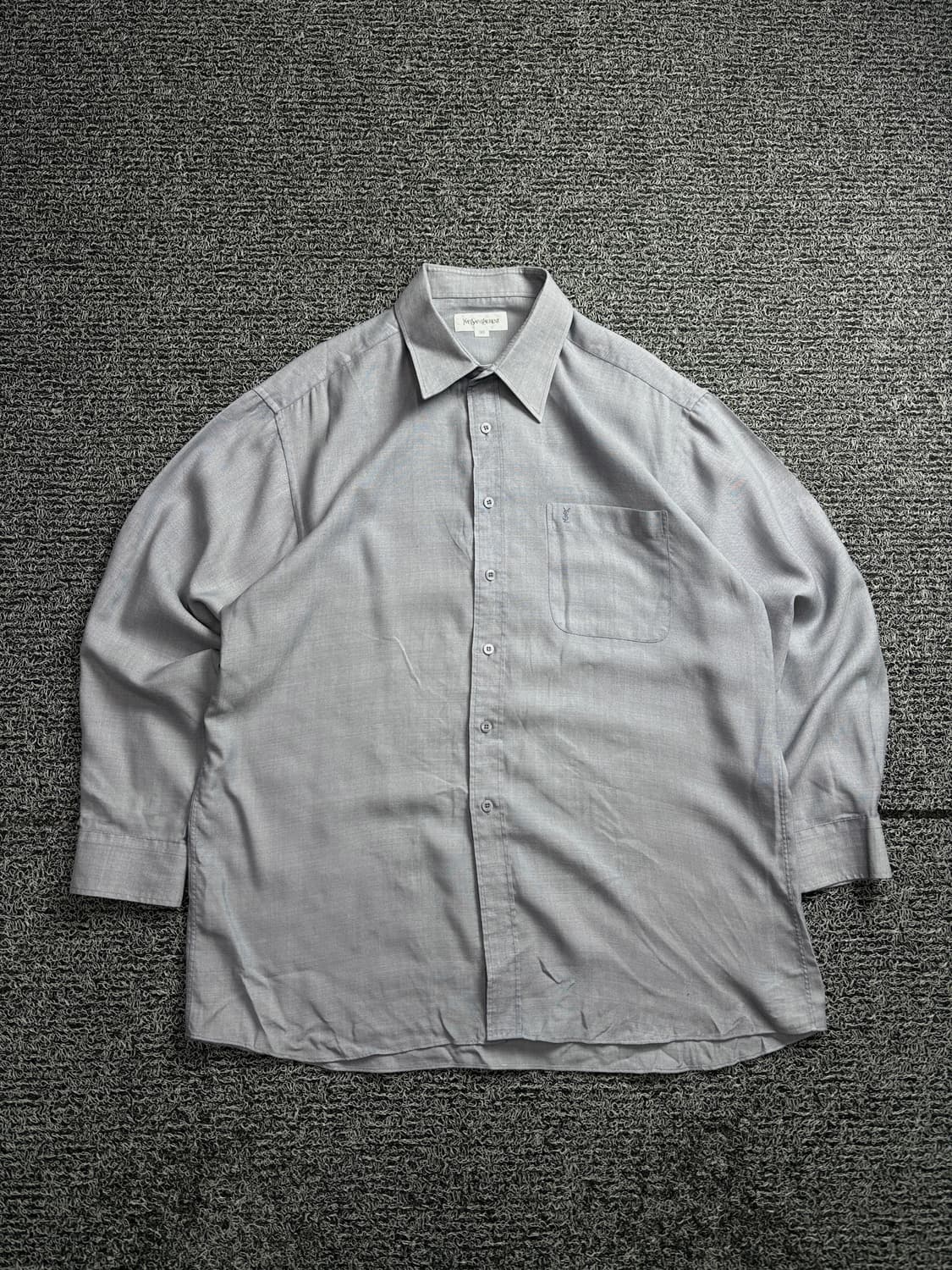 90s YSL 입생로랑 아카이브 미니멀 셔츠 2551 상품이미지2