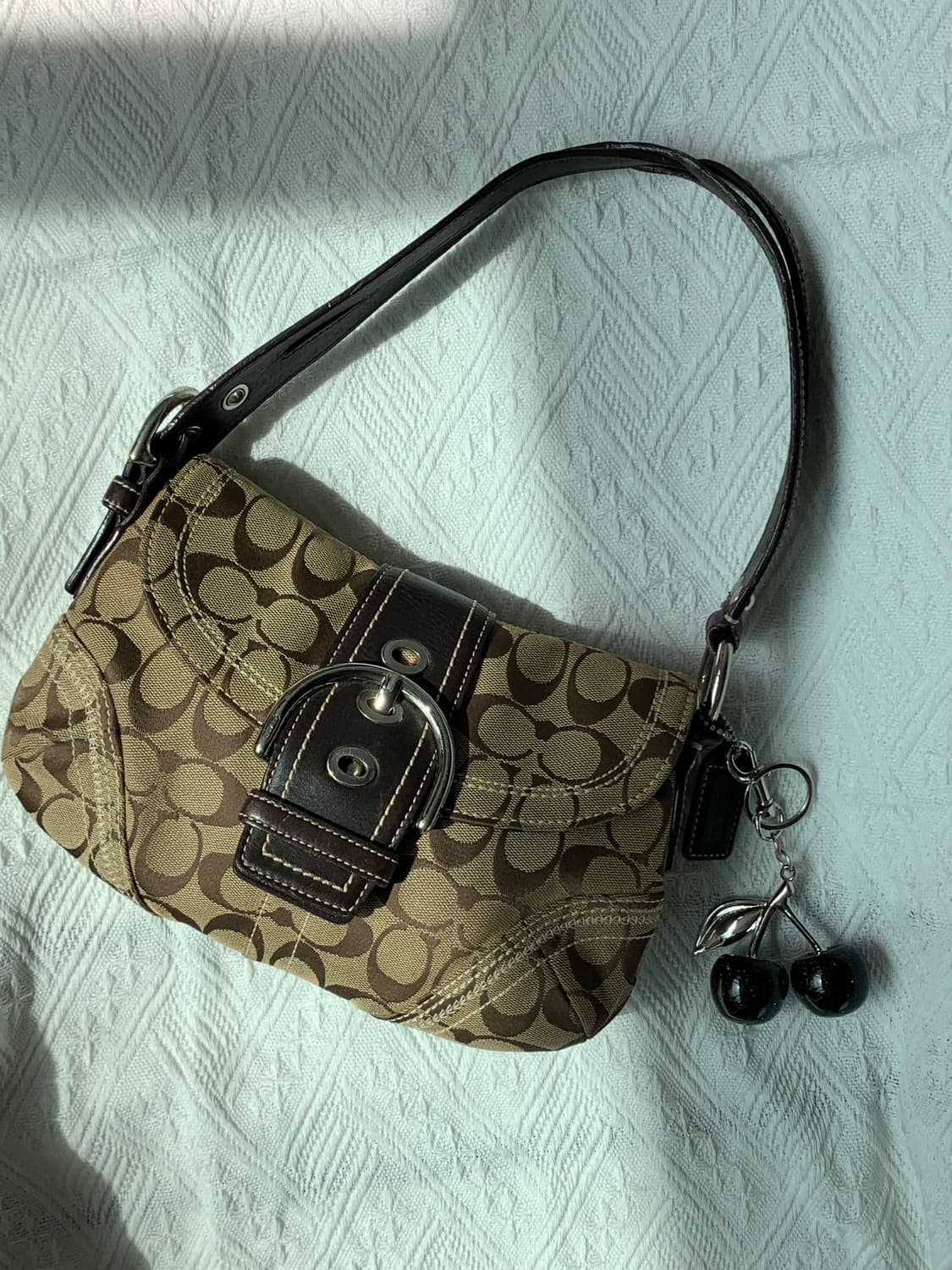 🤎👜 Coach 다크 브라운 미니 버클 숄더백 상품이미지1