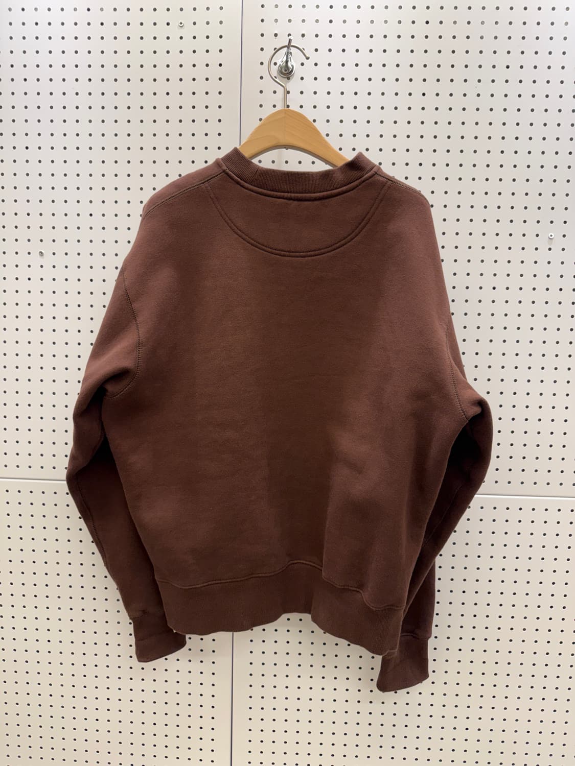 노앙 로고 브라운 크루넥 스웻셔츠 U1434 상품이미지3