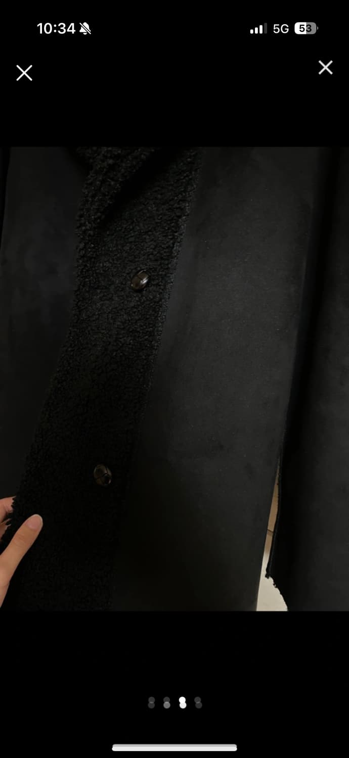 (상태최상) 블랙무스탕 상품이미지3