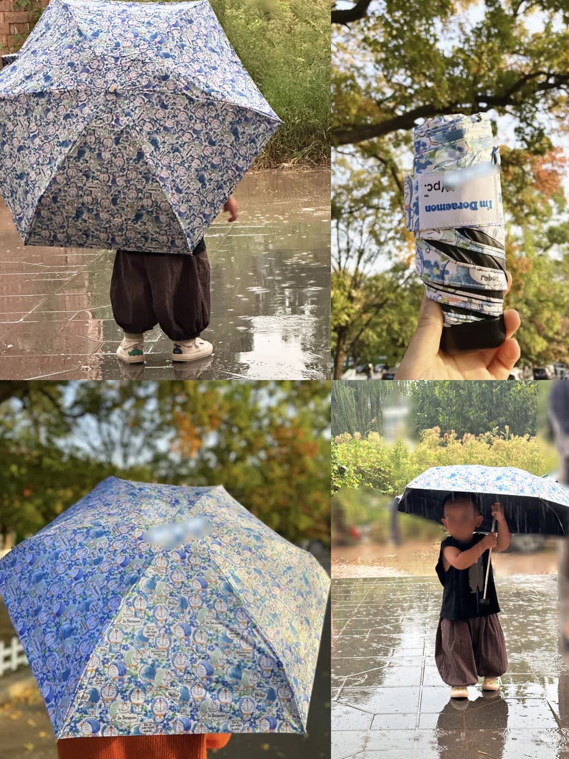 블루 wpc 도라에몽 자외선차단 양산 양우산 팔아요~ 상품이미지4