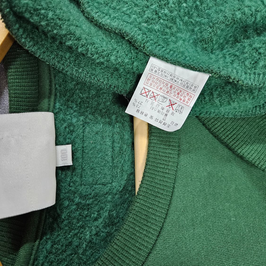 L 100 MLB 워싱턴 세너터스 그린 기모 맨투맨 상품이미지4