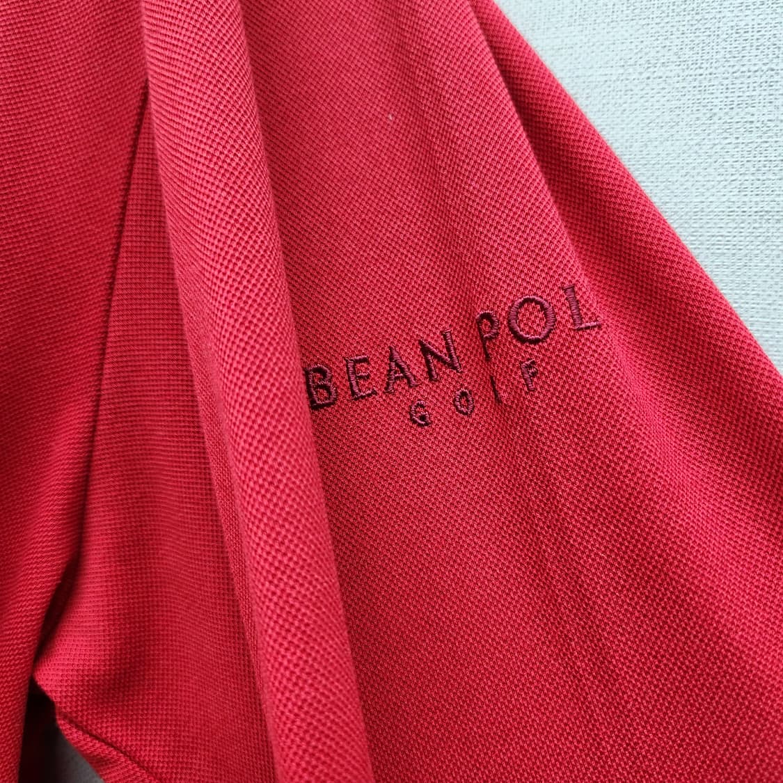 빈폴 골프 로고자수 카라 긴팔 100(XL) 상품이미지3