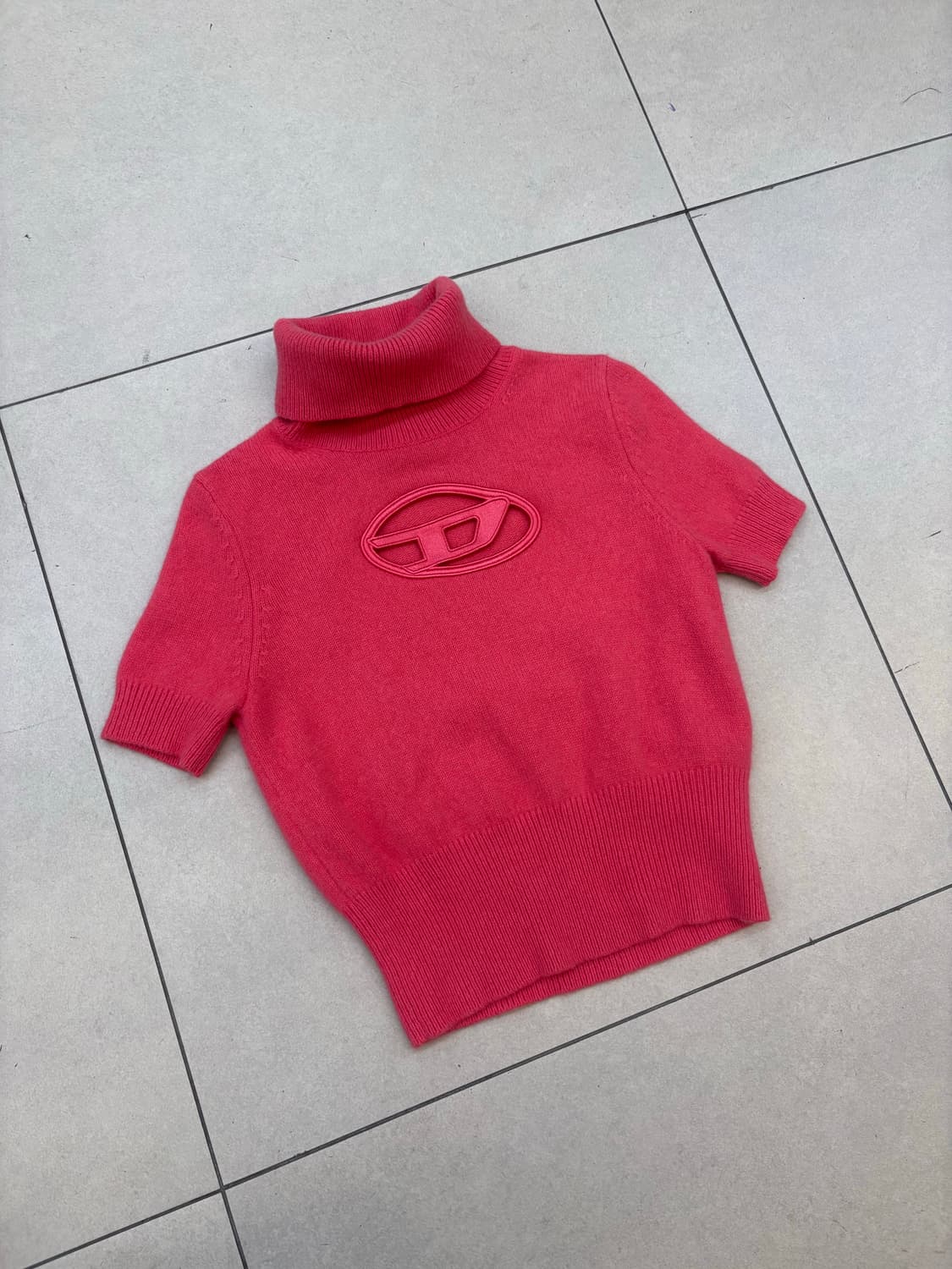 디젤 M 아가렛 로고 니트 상품이미지3