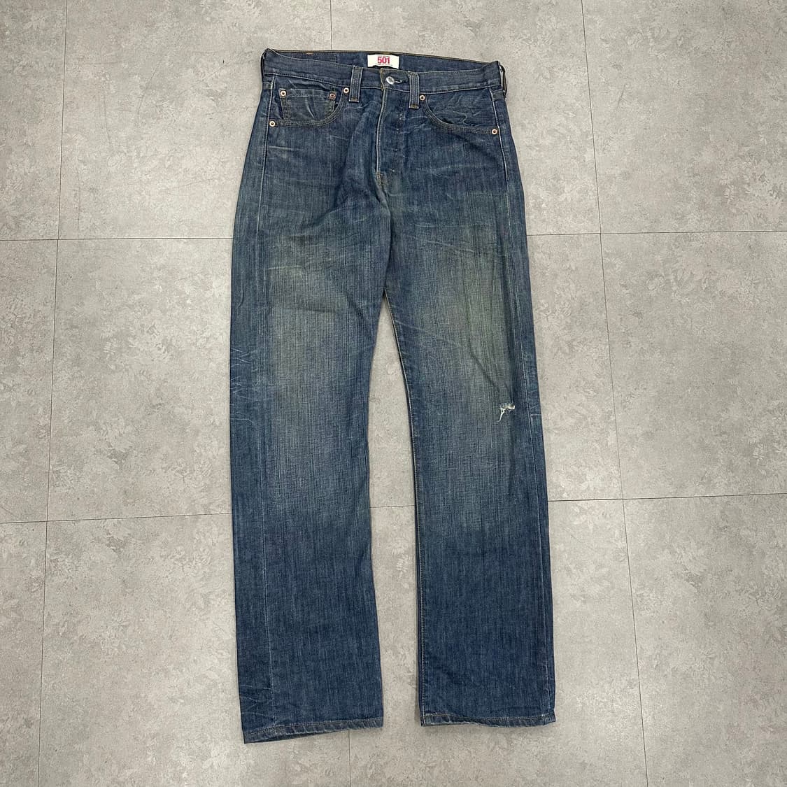 31 90's~00's 리바이스 501 남자 워싱 데님 청바지 상품이미지2