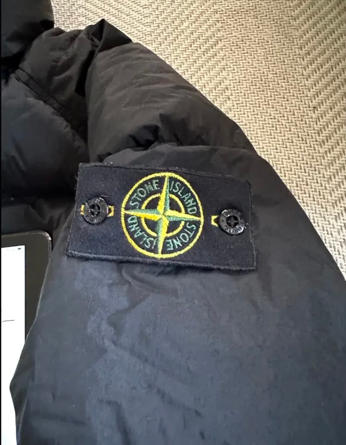 [XL] 스톤아일랜드 17FW 크링클랩스 롱패딩 블랙 상품이미지3