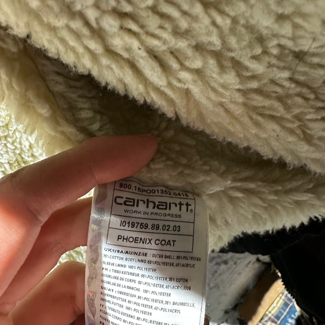 칼하트 WIP 양털 재킷 상품이미지9