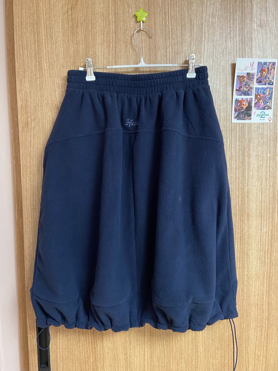 AEAE 에이이에이이 벌룬 플리스 스커트 네이비 상품이미지4