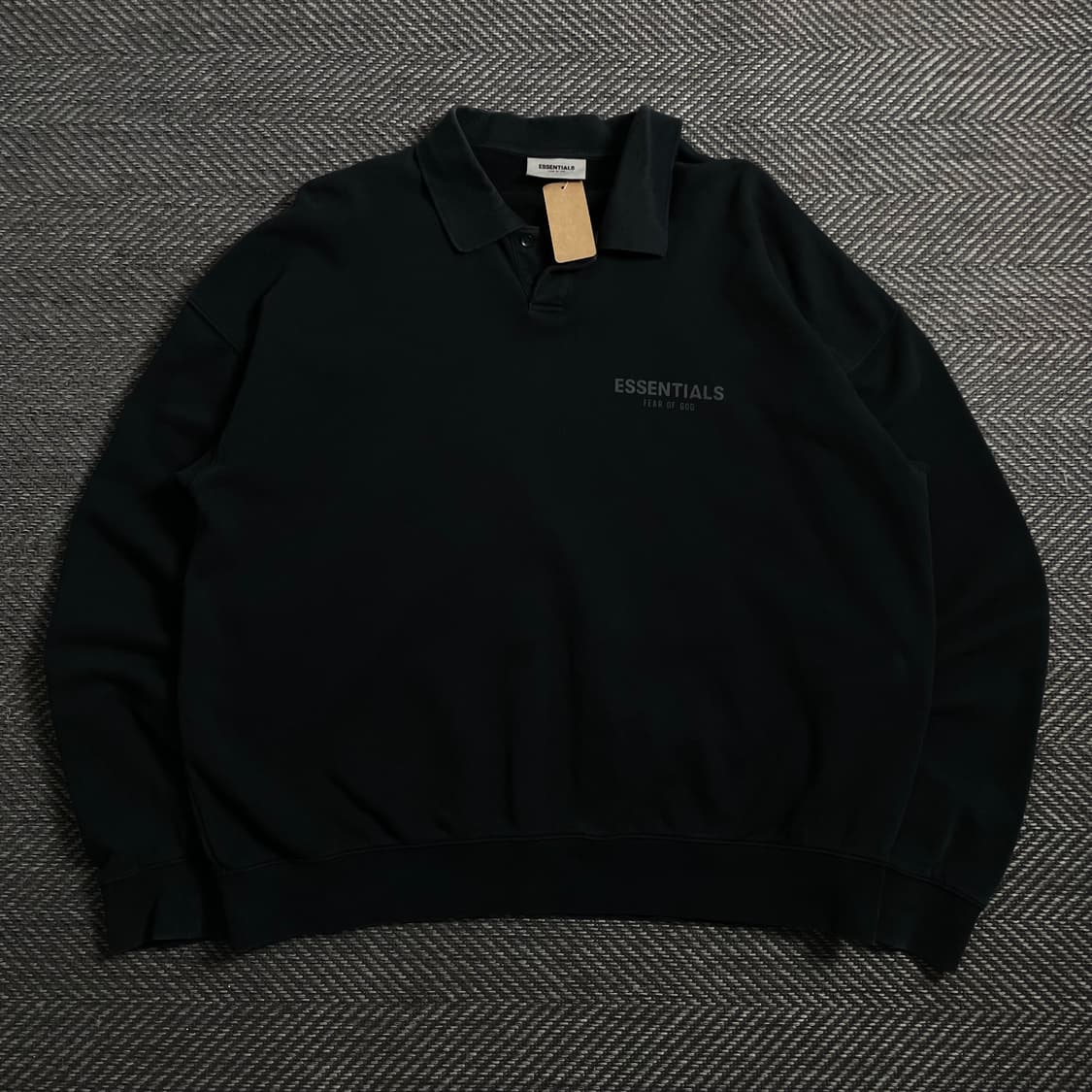 피어오브갓 에센셜 박시핏 롱슬리브 블랙 o 4383 상품이미지2