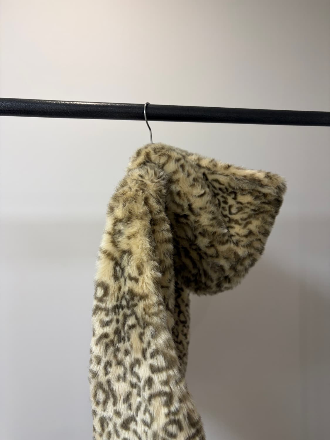 (M) heather 헤더 레오파드 후드 집업 상품이미지2