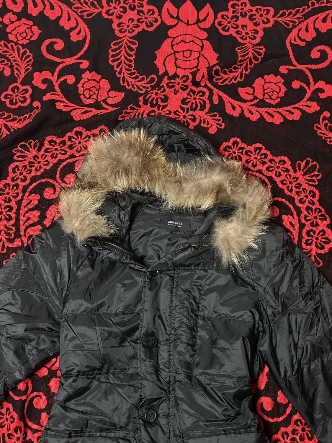 vintage y2k punk fur hood jacket 상품이미지2