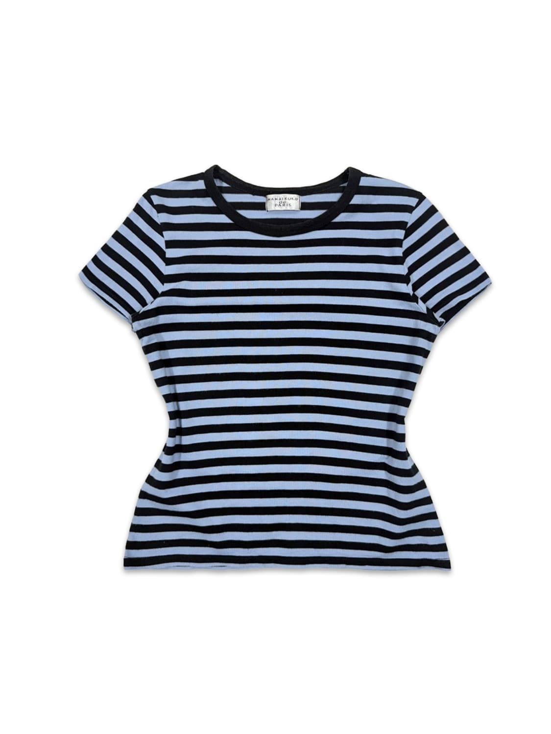 빈티지 네이비 스트라이프 반팔티 상품이미지1