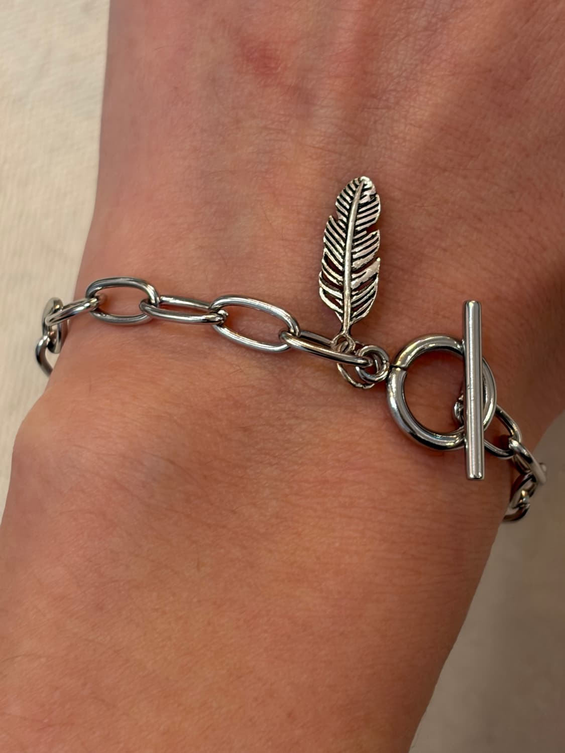 🐰🐻 토곰아비 실버 체인 팔찌 상품이미지10