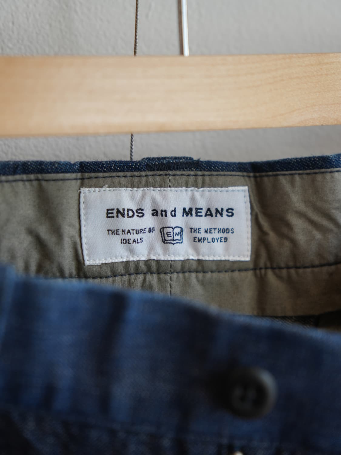 앤즈앤드민즈 22AW 인디고 워크 치노 팬츠 (10oz) 상품이미지4