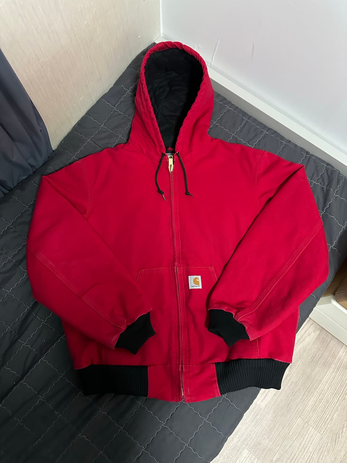 칼하트 액티브 자켓 레드 M 상품이미지1