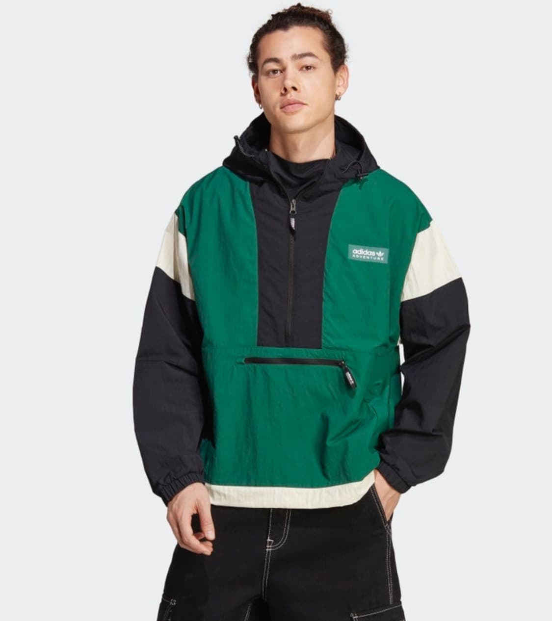 [새상품]아디다스 아노락  바람막이 녹색 xl 남녀공용 상품이미지4