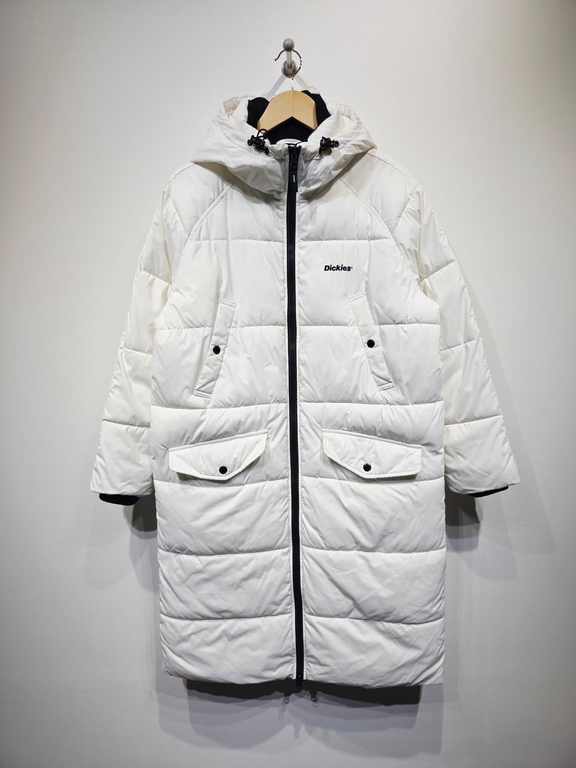 디키즈(Dickies) 화이트 후드 롱패딩 상품이미지2