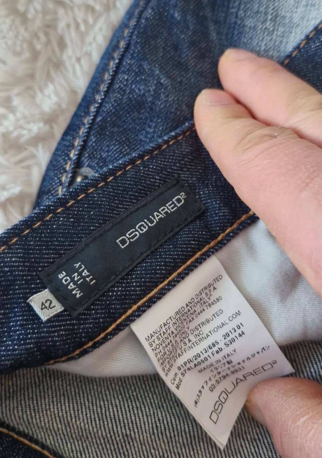디스퀘어드2 데미지 청바지 42 새제품 상품이미지4