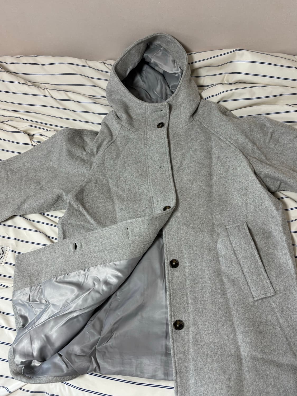 오피쉬 RICH WOOL HALF COAT_GRAY 상품이미지6
