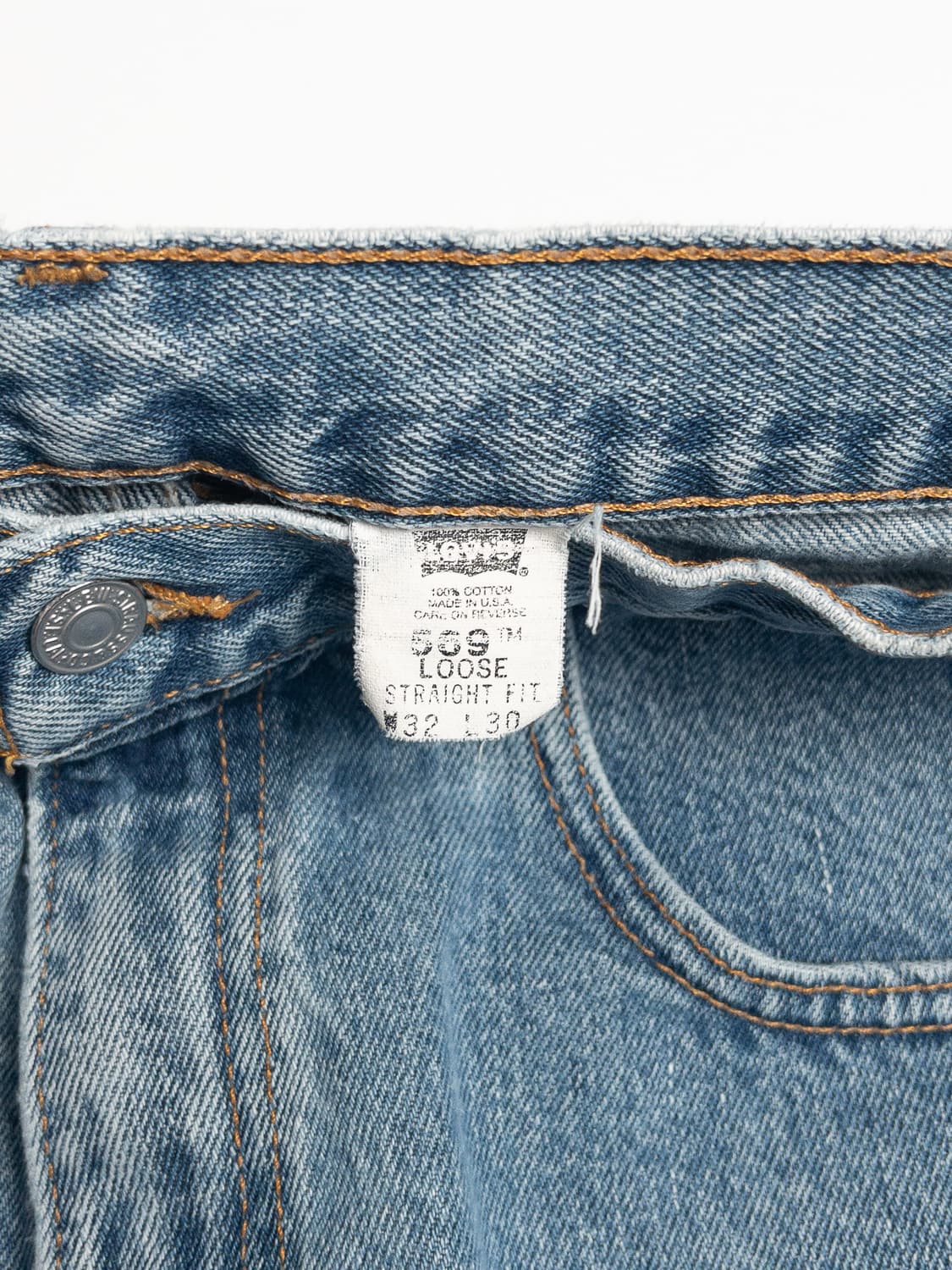 90s Levi’s 569 Large Straight Fit USA 상품이미지4