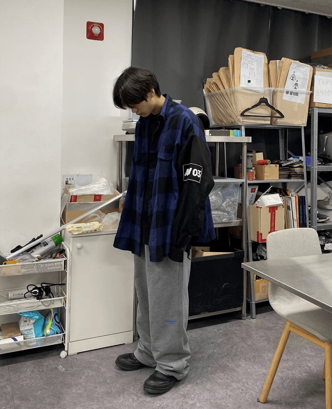 언더마이카 Mu 01 스웨트팬츠 그레이 상품이미지3
