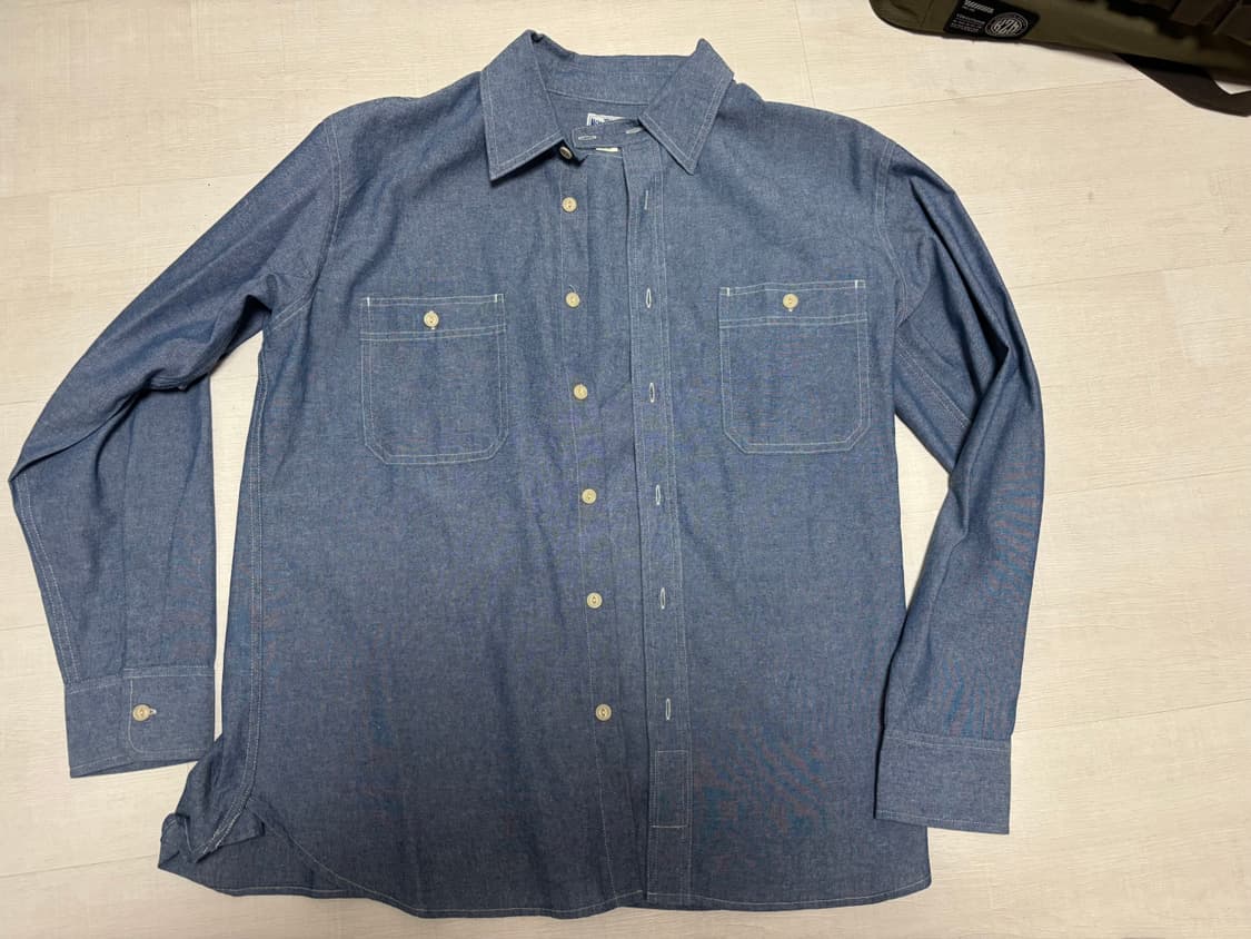 브론슨 샴브레이 셔츠 상품이미지1