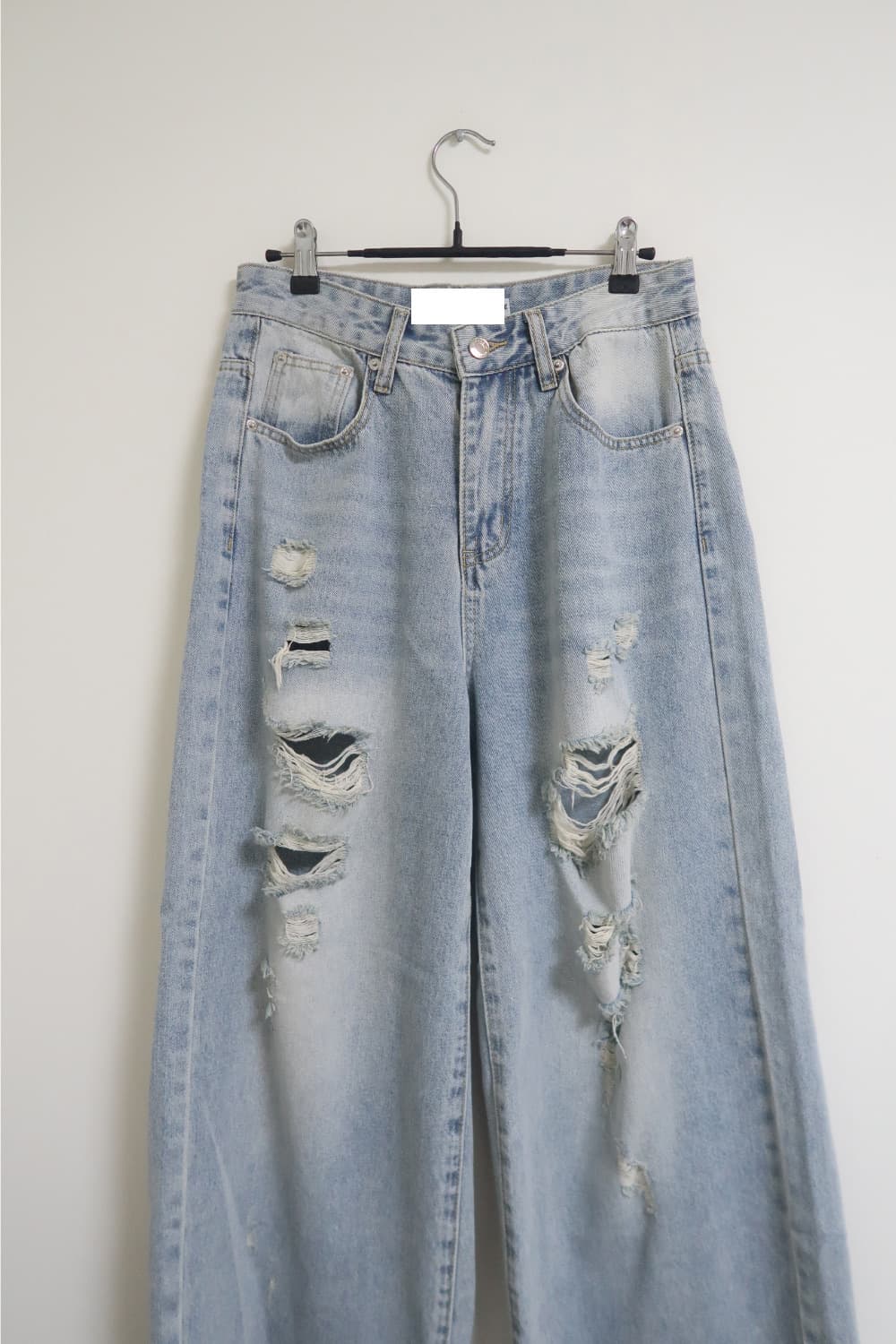 아워캐비넷 ourcabinet 데미지 데님팬츠 상품이미지9