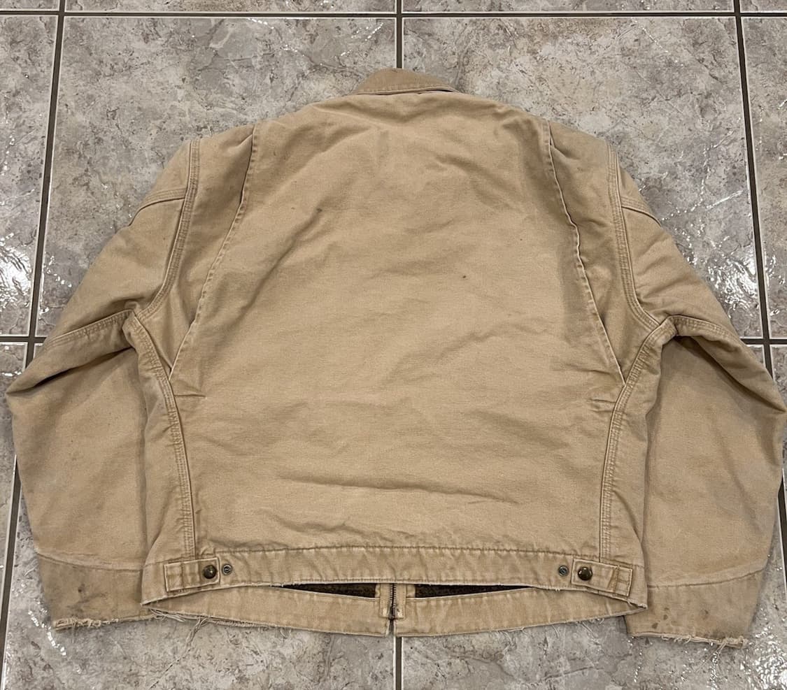 90s 칼하트 J97 디트로이트 자켓 브라운 상품이미지5
