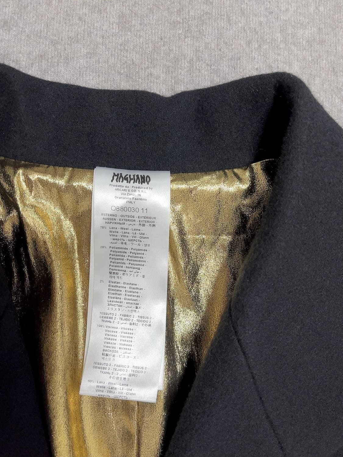 Magliano 마리아노 더블 브레스티드 코트 golden L 상품이미지3