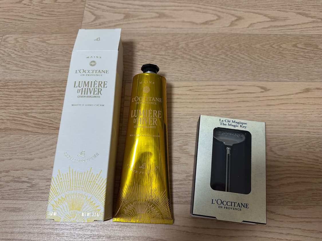 록시땅 뤼미에르 디베 휩드 핸드크림 150ml 세트 (새상품) 상품이미지1