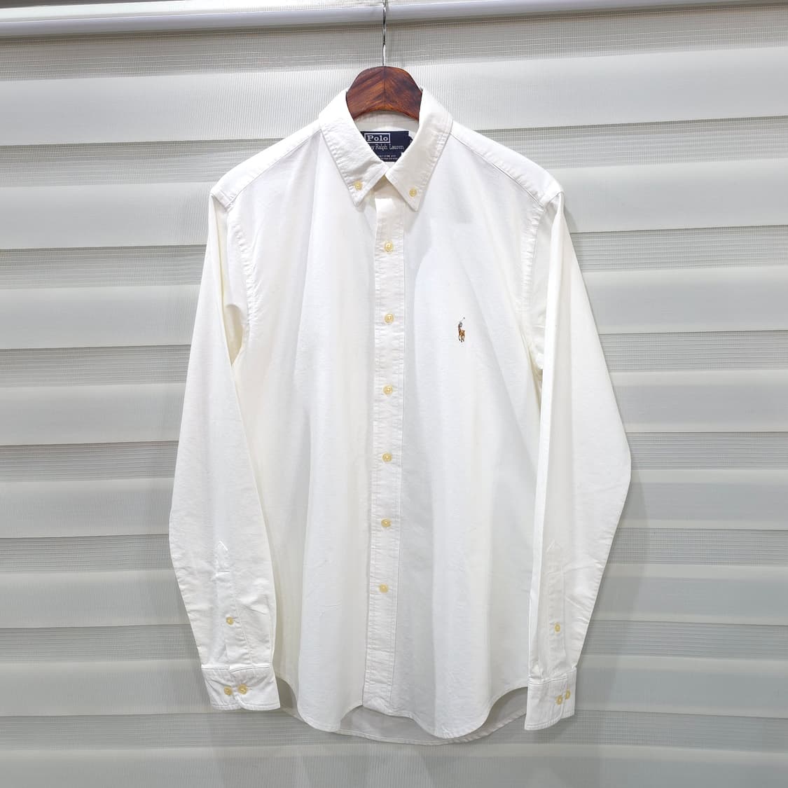 폴로 랄프로렌 화이트 옥스포드 셔츠- S 상품이미지1