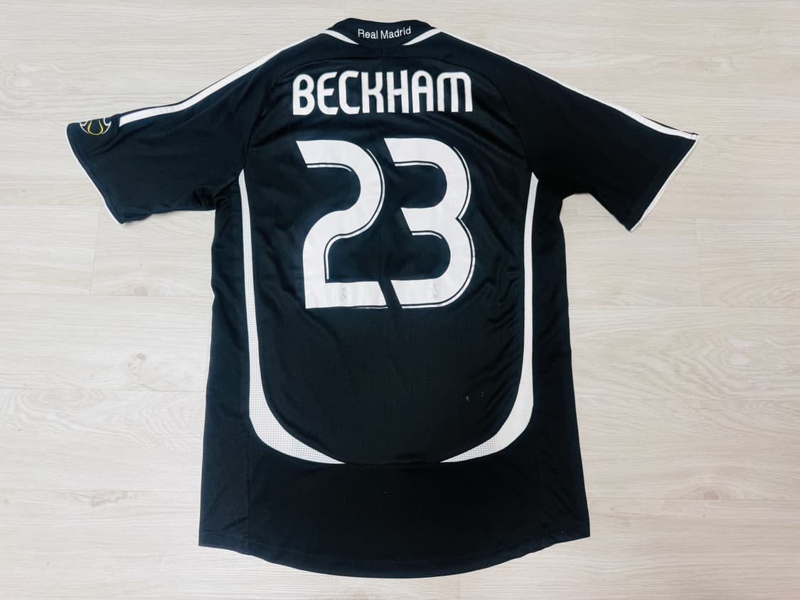 [S] 아디다스 레알 마드리드 06-07 어웨이 베컴 마킹 유니폼 상품이미지3