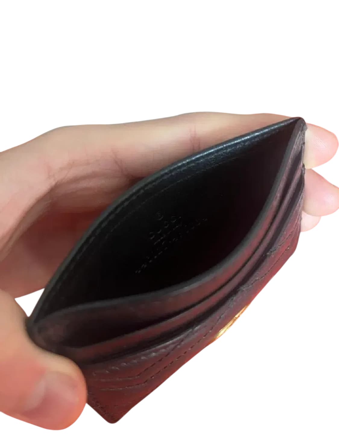 구찌 정품 마몽 마몬트 마틀라세 가죽카드케이스 카드지갑 블랙 팝니다 상품이미지4