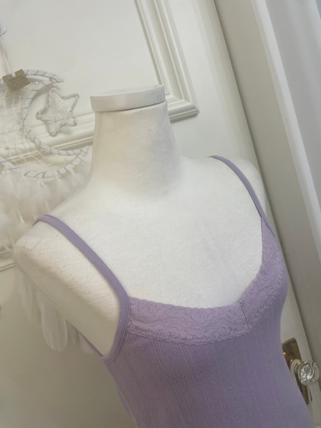 lavender crochet crop cardigan&lace poin 상품이미지10