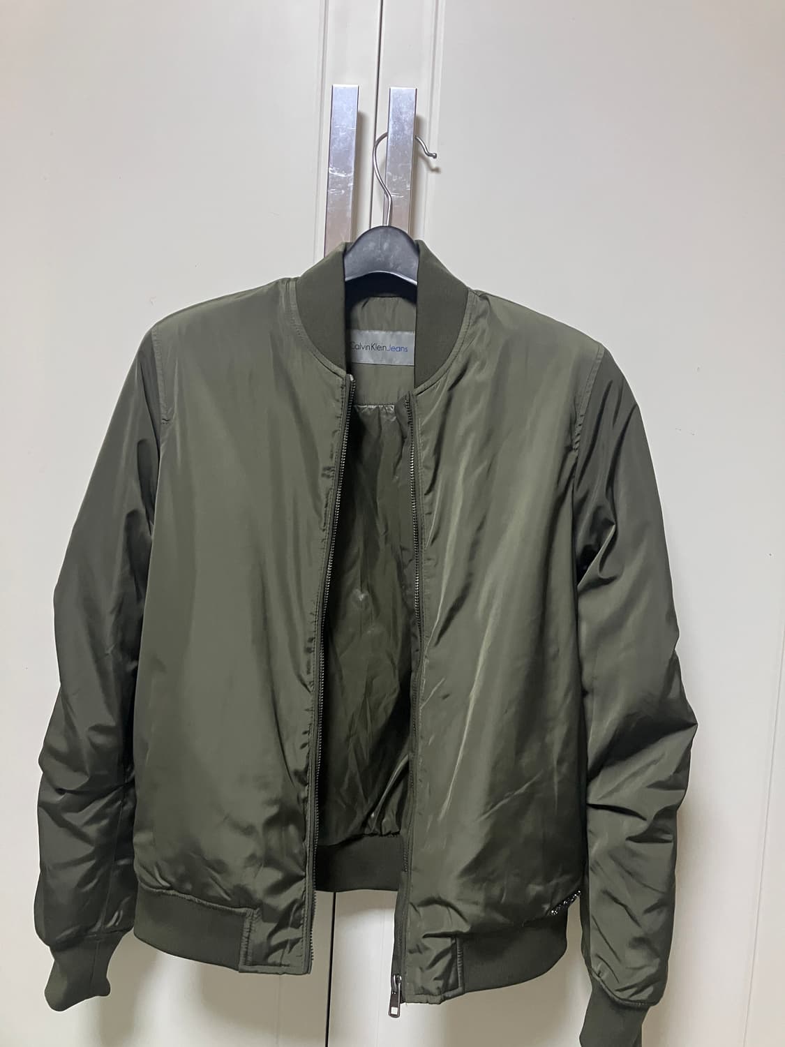 캘빈클라인 카키 블루종 봄버자켓  XS 상품이미지1