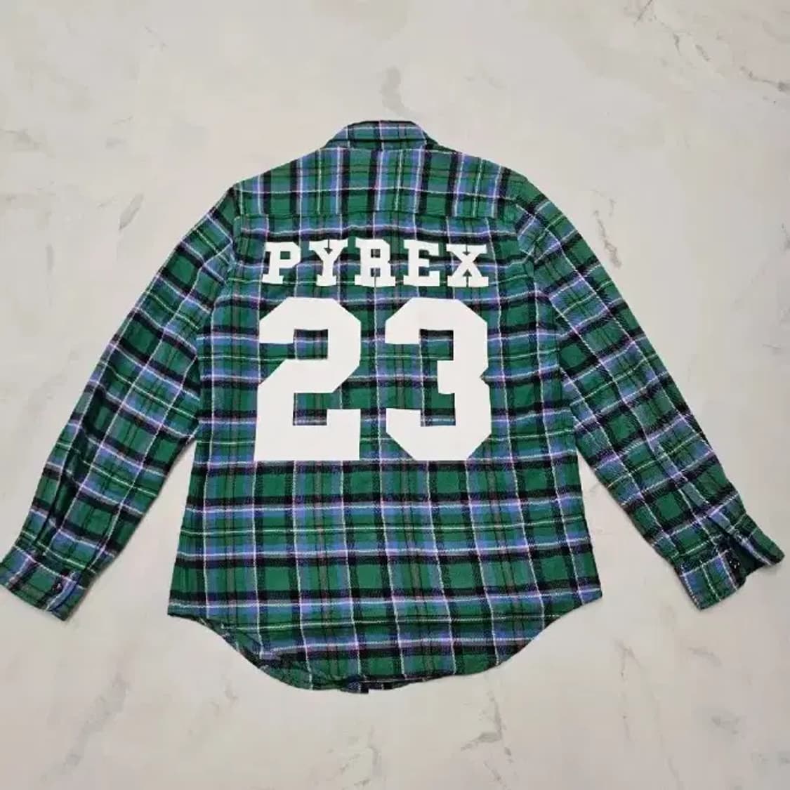 폴로 버질아블로 파이렉스 오프화이트 Rugby 체크 셔츠 95~100 상품이미지4