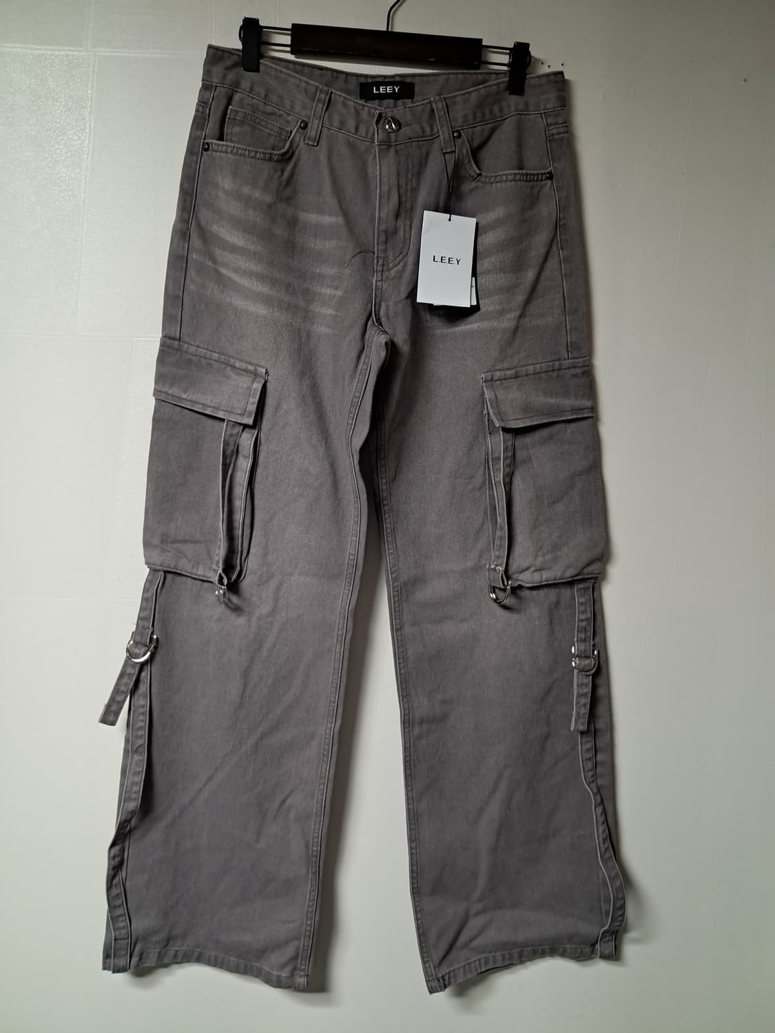 LEEY 카고 와이드팬츠 상품이미지2