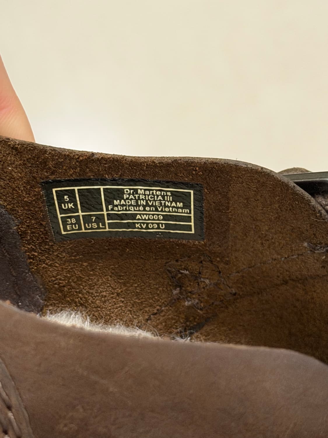 닥터마틴 패트리샤3 다크브라운 250 상품이미지6